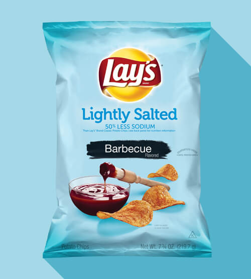 LAY'S® Lightly Salted BBQ Flavored Potato Chips Lay's